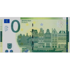 0 Euro biljet Amsterdam Holland 0 Euro biljet Amsterdam Holland